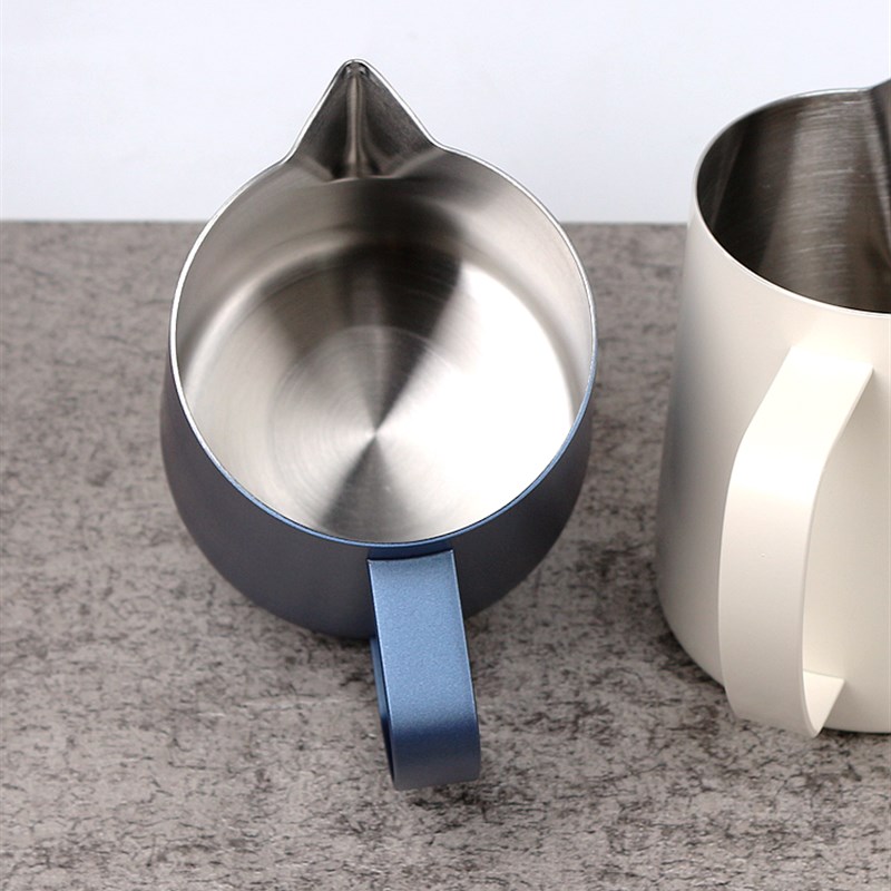 拉花杯304不锈钢加厚奶泡杯咖啡拉茶壶 咖啡奶茶店用品尖嘴拉花缸