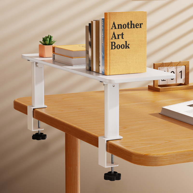 桌面置物架悬空升降电脑增高桌边书桌上抬高学习办公台面工位收纳