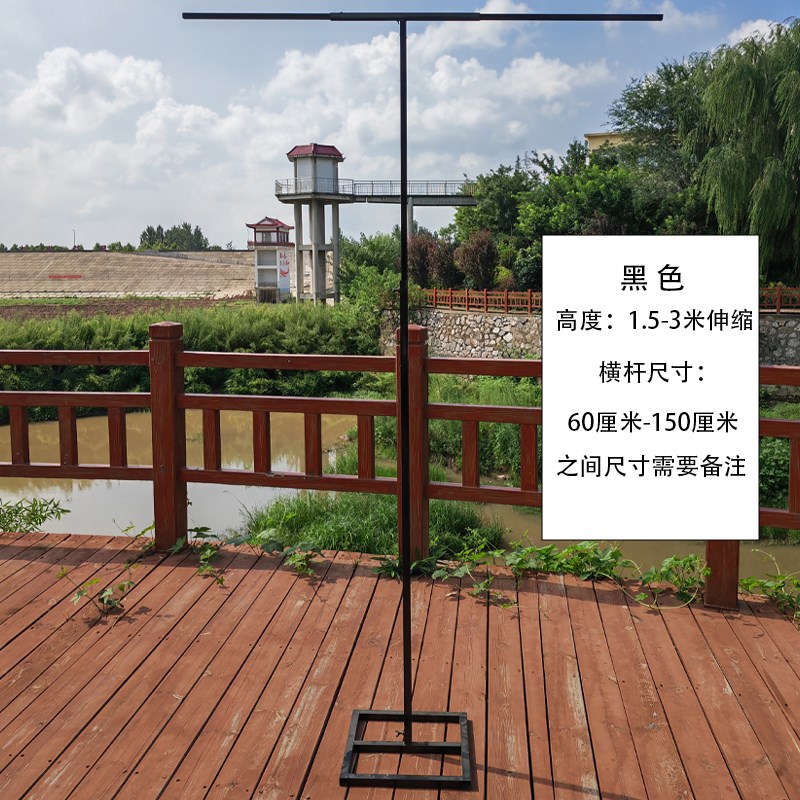 新款草坪婚礼铁艺婚庆道具背景纱幔装饰拱门可伸缩支架广告展架