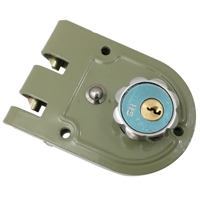 外装老式双开大门移门老虎锁 推拉轨道门移动对开双扇门自动碰锁