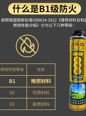 防火阻燃发泡胶高强度防水隔热泡沫胶封堵填缝剂耐高温发泡剂b1级