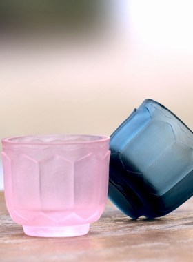 琉璃杯建水杯茶杯摆件居家客厅茶室茶席桌面书房摆放画具用品