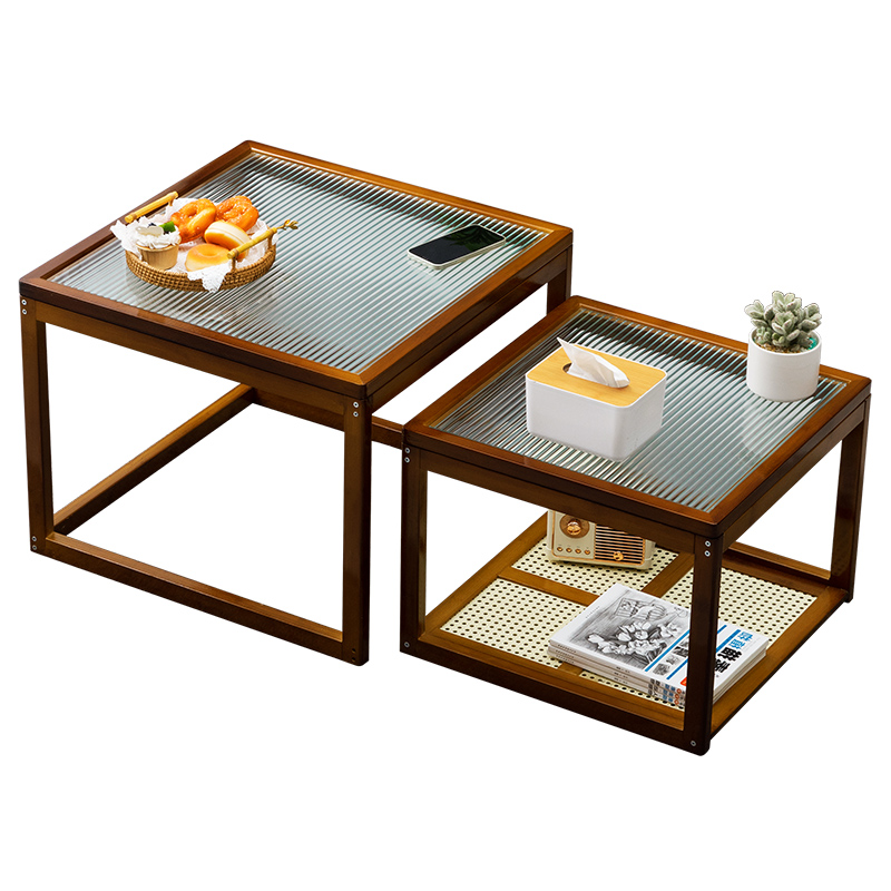 边几小茶几沙发侧边柜圆桌子方几迷你角几床头边桌置物架阳台移动