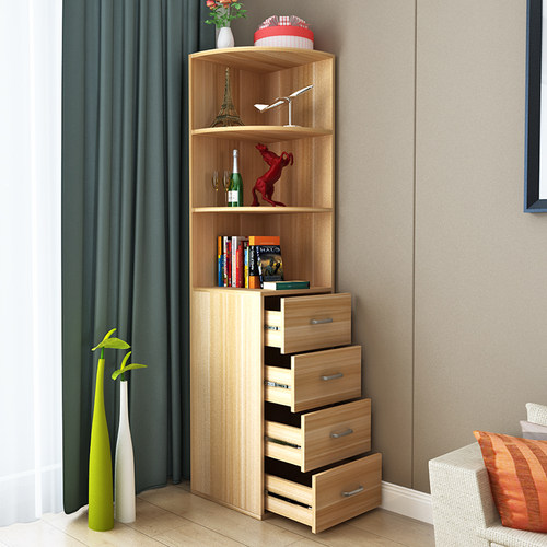 客厅角柜墙角柜三角柜餐厅酒柜沙发边柜卧室收纳储物柜衣柜转角柜