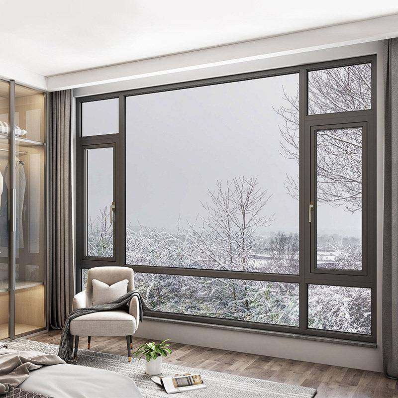 星门兰体门窗108平开108断桥铝窗纱窗德一新豪轩南京纱窗平开窗