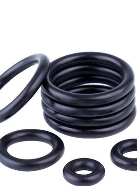 黑740色丁晴胶O线径5mm型耐磨防水耐高温橡胶圈油封密封大圈全