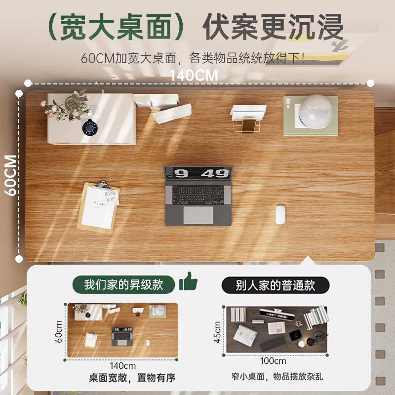 书桌用作台式电脑桌卧室学习家写字桌出租屋易简单DNZ00276人办公