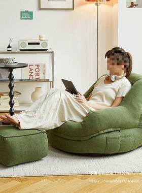 人类狗窝RGQ懒人发可躺可睡单人阅读角沙卧室沙小发客榻厅小户型