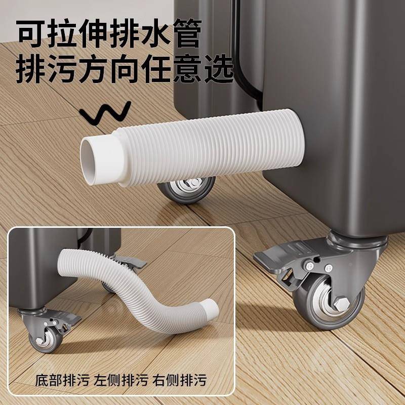 拖把阳台家用把自动排落地墩布卫生间清洁工池具收水纳移618动洗