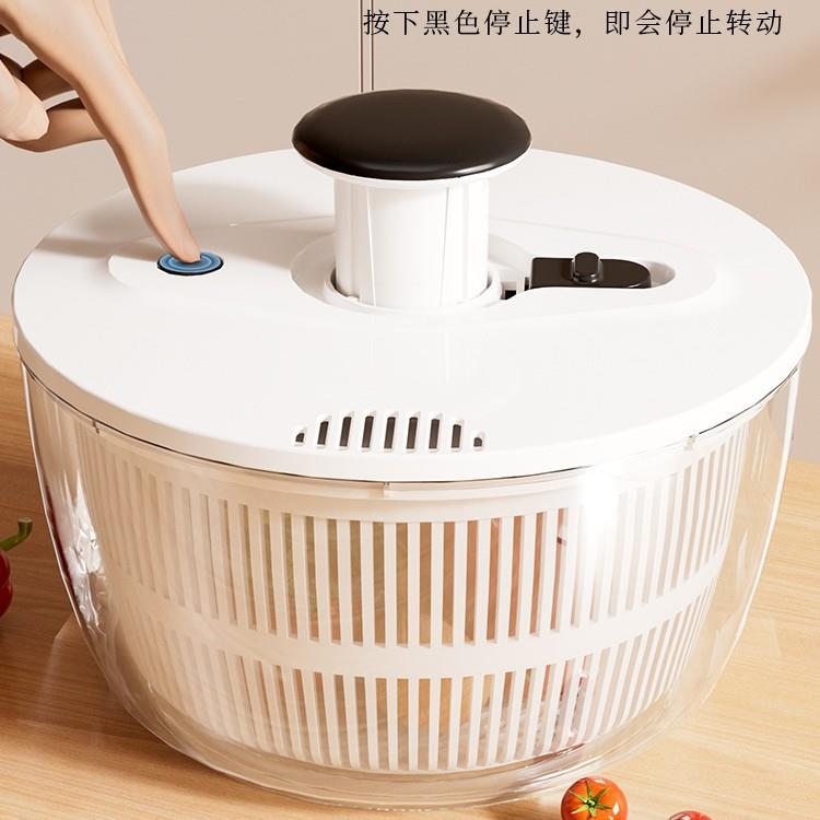 蔬菜脱水器家DXQ用果手动沙拉甩干机蔬水甩水菜篮洗沥果水