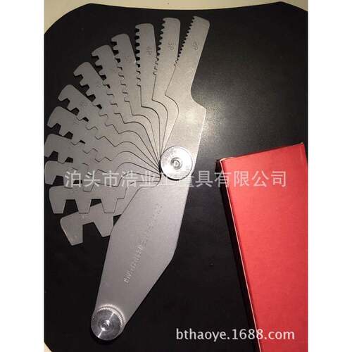 牙纹测量样板制梯形螺纹规牙数r规C螺纹973样板T30度E29美度
