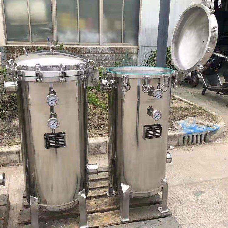 滤器过污水废水处理滤器不锈钢高精袋式过滤工器LFD-2LFD-2-8P业-