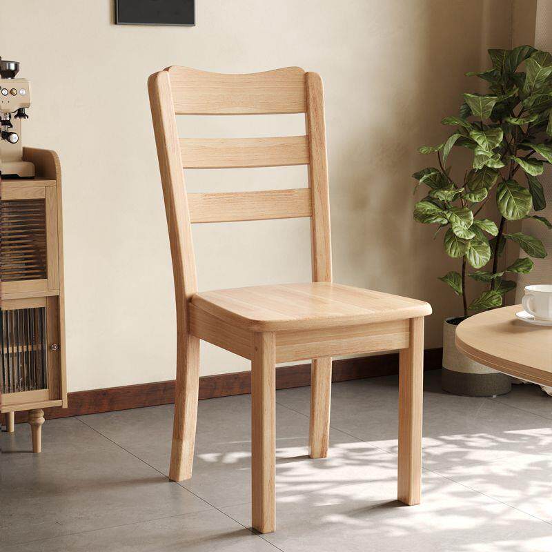 中式全实木椅家用餐吃饭靠背椅现代简子约小餐椅厅饭店AVQ凳餐桌