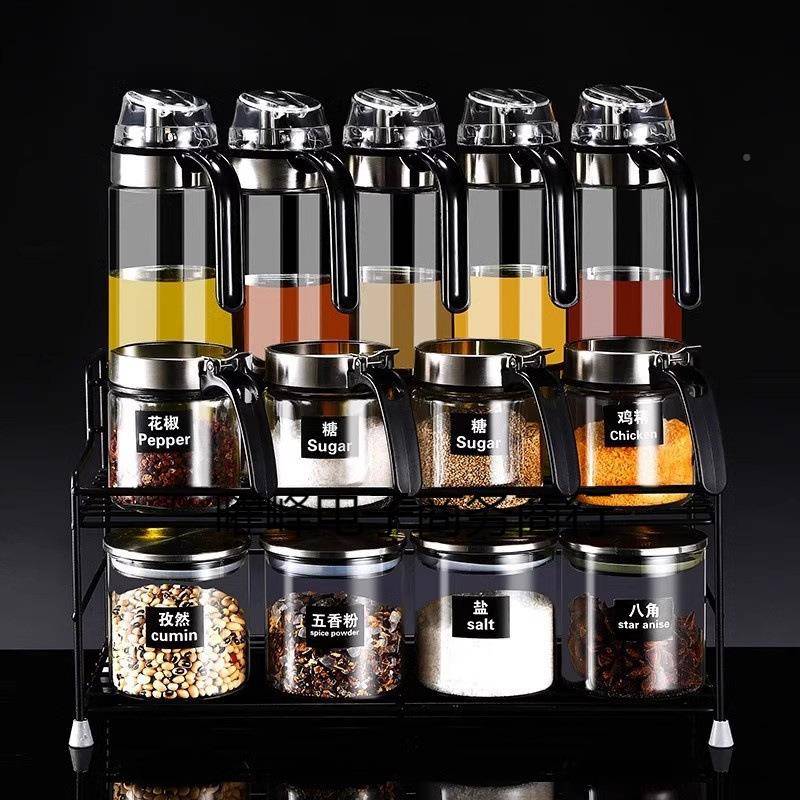 盐酱醋瓶用调料罐厨房品组曜峰jAcw合装味套装进口调盒优选收纳油