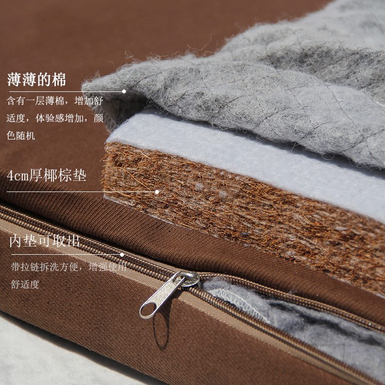 蒲团佛垫阳台复古垫禅修冥想静坐禅拜打坐垫跪拜垫禅椰棕多功能