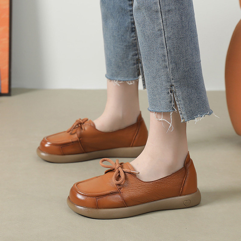 2024新款大码女鞋胖脚宽肥单鞋防滑系带妈妈鞋上班不累脚工作鞋41,女鞋,深口单鞋,淘宝优惠券,粉丝福利购,淘宝优惠卷