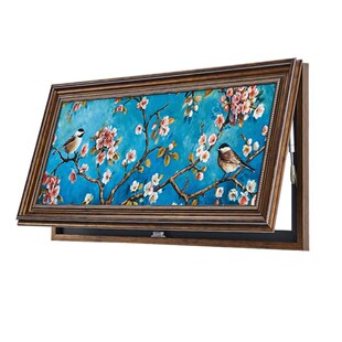 欧式大尺寸电表箱装饰画美式电闸盒变电箱高档配电箱遮挡挂画