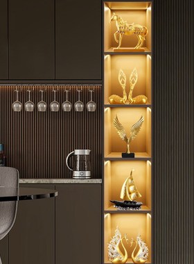 高端轻奢中式摆件餐厅柜酒柜玄关客D厅高级创意饰品网红工艺品摆