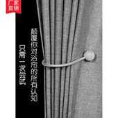 布浴室防水加厚亚麻纯色23重仿涤纶供货克5浴室帘隔断帘浴帘