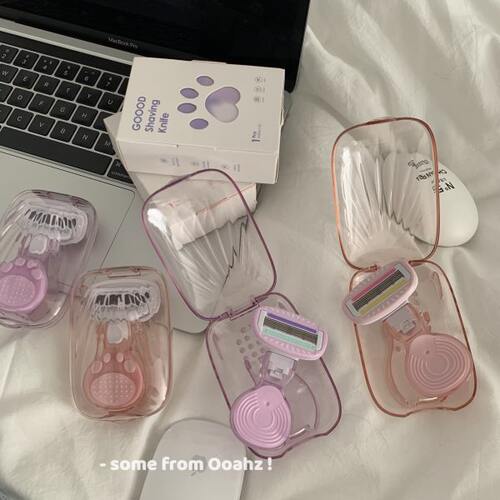 剃毛刀修腿毛无腋毛不 私处脱毛砖工具伤肤刮毛刀女士研 真剪刀感