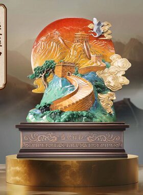 办公室装饰摆件客厅朱炳仁 盛世祥和铜玄关