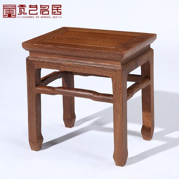 红木家具 全鸡翅木小方凳 仿古中式家用板凳坐凳矮凳子实木沙发凳