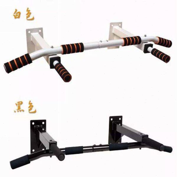 墙上单杠室内引体向上器墙体单杠沙袋架子家用健身器材黑色墙体单