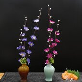 酒店围盘冷花三文鱼饰海鲜边刺身姿造菜点缀装 饰梅花摆盘草小摆件