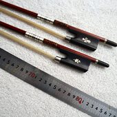 白专业子雕檀接把马尾八角 马头销售子弓琴弓黑贝弓