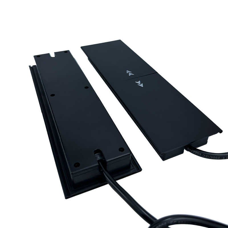 滑盖桌面嵌入式插座双开办公桌隐藏多位5孔岛台柜子内嵌带USB插排