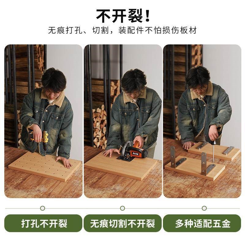 木板实木原木松木板可桌面一字隔板桌板台面挡板分层板置物架