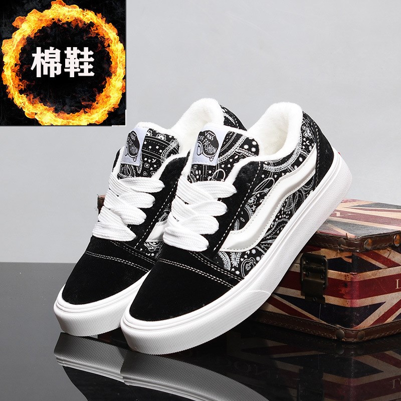 男鞋女鞋35-44码秋冬新款百搭加绒面包鞋保暖棉鞋运动休闲鞋轻便