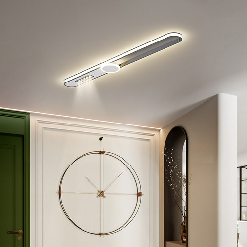 过道灯走廊灯长条led吸s顶灯现代简约阳台玄关入户衣帽间中山灯具