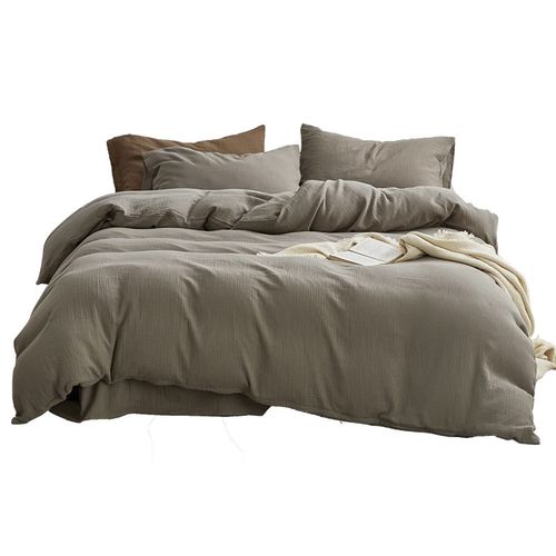 A类全棉双层纱被套 2024新款纯棉双人220x240纱布被罩200x230cm