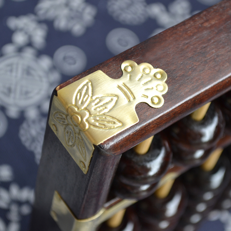 成年人大号19档7珠算盘老式实木制算盘木质算珠财务会计大人用