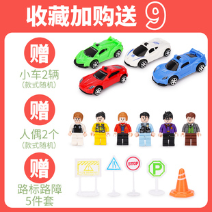 儿童双层公交车玩具大号益智公共汽车模型惯性宝宝校车大巴士男孩