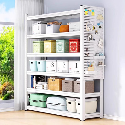 货架多层置物架家用厨房收纳架子阳E台卧室多功能洞洞板储物铁架