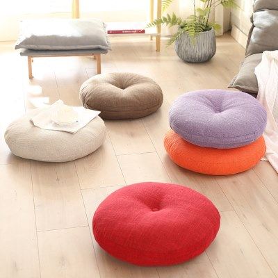 蒲团坐垫加厚圆形棉麻地上坐垫日式阳台飘窗榻榻米窗台地板打坐垫,居家布艺,蒲团,淘宝优惠券,粉丝福利购,淘宝优惠卷