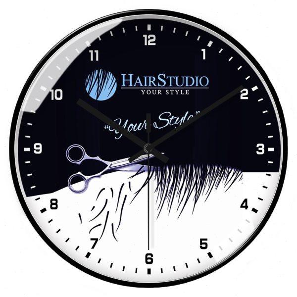 理发店挂钟创意个性客厅定制圆形静音石英钟免打孔太阳机芯电波钟,家居饰品,挂钟,淘宝优惠券,粉丝福利购,淘宝优惠卷