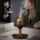 盘香书房家用摆件香薰炉纯铜茶室炉仿古山炉博线香禅意熏香炉室内