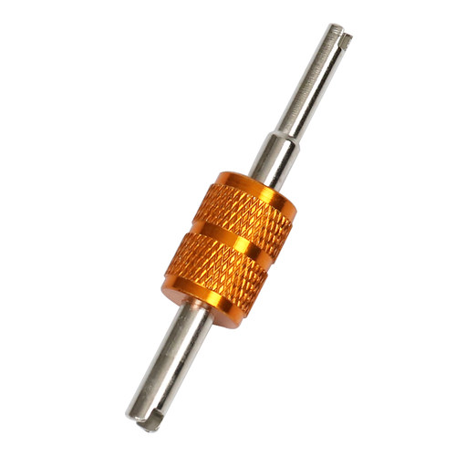 气门芯扳b手工具 汽车空调自行车轮胎气门匙拆卸扳手两用维修工具