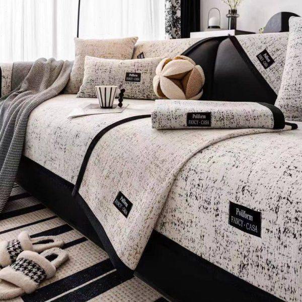 【2024升级款面料】雪尼纱沙发垫四季通用高级感沙发套罩靠背盖布,居家布艺,沙发垫,淘宝优惠券,粉丝福利购,淘宝优惠卷