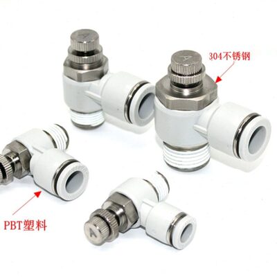 0-S/4M5不锈钢///PS82调1/-6A亚德客//L节流阀/004/310速排气120