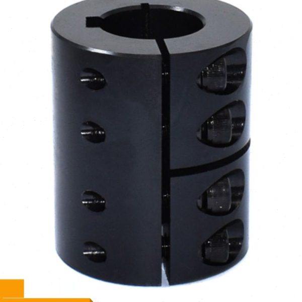 一体45号钢刚性联轴器夹壳连轴器 雕刻机步进伺服电机丝杆大扭矩,五金/工具,联轴器,淘宝优惠券,粉丝福利购,淘宝优惠卷