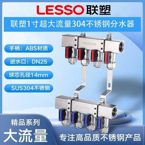 地暖分水器1寸主杠4分20