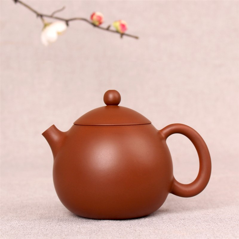 云南建水紫陶茶壶纯手工非坭兴陶紫砂家I用单个龙蛋文旦壶石瓢茶