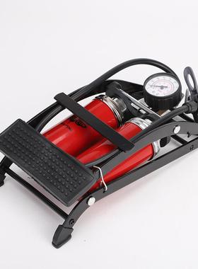 车载泵脚踏打气筒高压充气电动车自车行打气IFF筒家管用双脚踩充