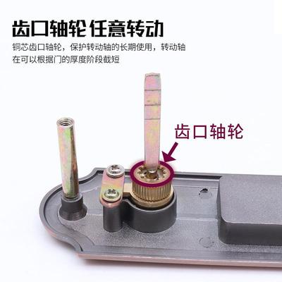 锁家平移门移门锁02简移门锁约推拉橱房门隐形拉手用勾趟门推拉门