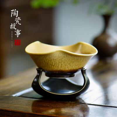 茶漏茶泡配叶过31864滤器渣网茶水滤分离高端茶茶具件仿古茶隔