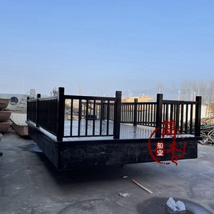 水上舞台表演花船网红舞蹈大型木船仿古拍摄照平台V游玩欧式带蓬